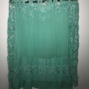 Sabo Skirt Seafoam Green Tunic