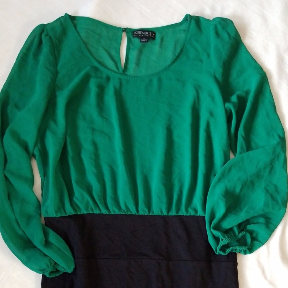 Green Work Dress
