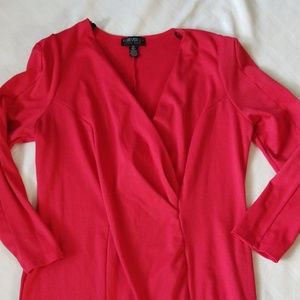 Red Long Sleeve Dress