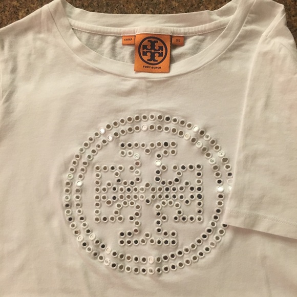 Tory Burch Embellished Tees - Picture 2 of 2