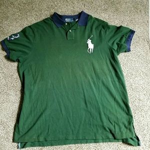 Polo ralph lauren mens green custom fit big pony