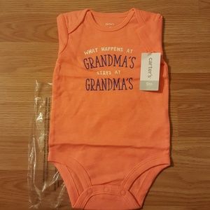 Carter's "What Happens At Grandma's" Bodysuit