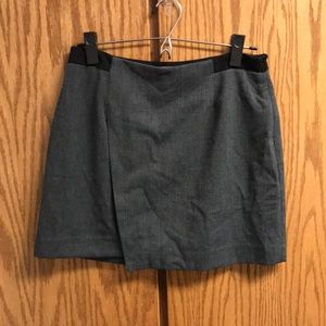 Gray Mini Skirt