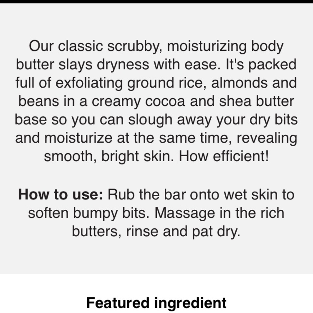Lush Cosmetics Buffy Body Butter - Picture 4 of 5