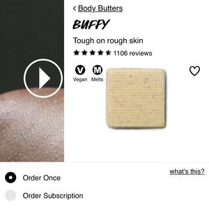 Lush Cosmetics Buffy Body Butter