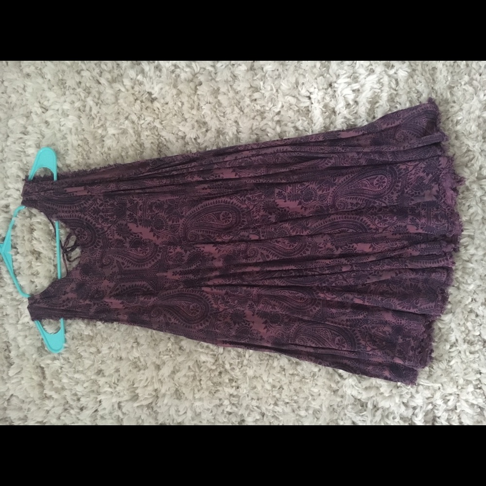 Purple URBAN OUTFITTERS swing dress