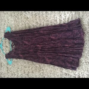 Purple URBAN OUTFITTERS swing dress