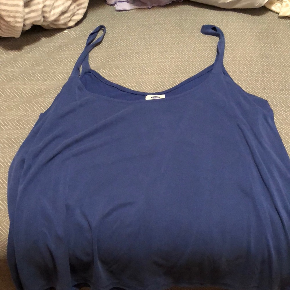 Blue tank top