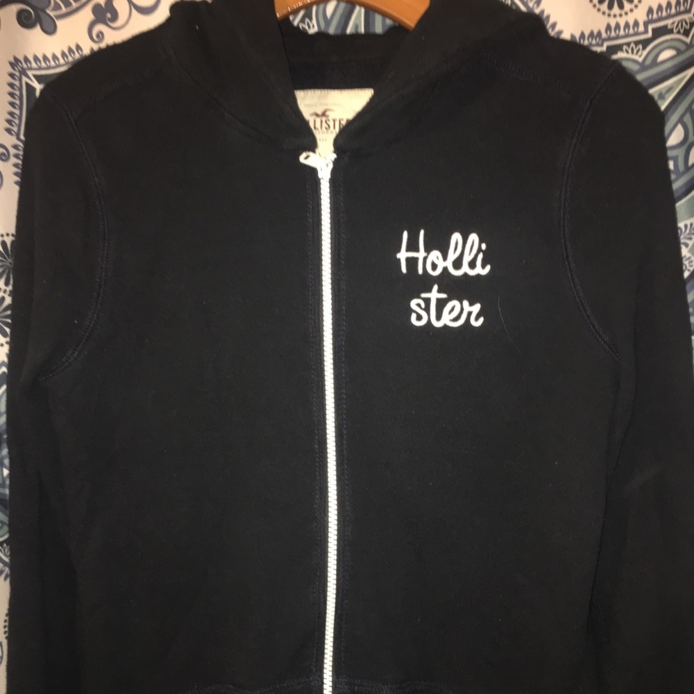 Hollister zip up hoodie