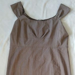 Tan Office Dress
