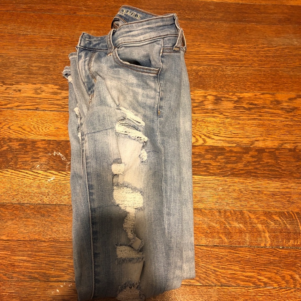 Ripped/Destroyed Jeans.