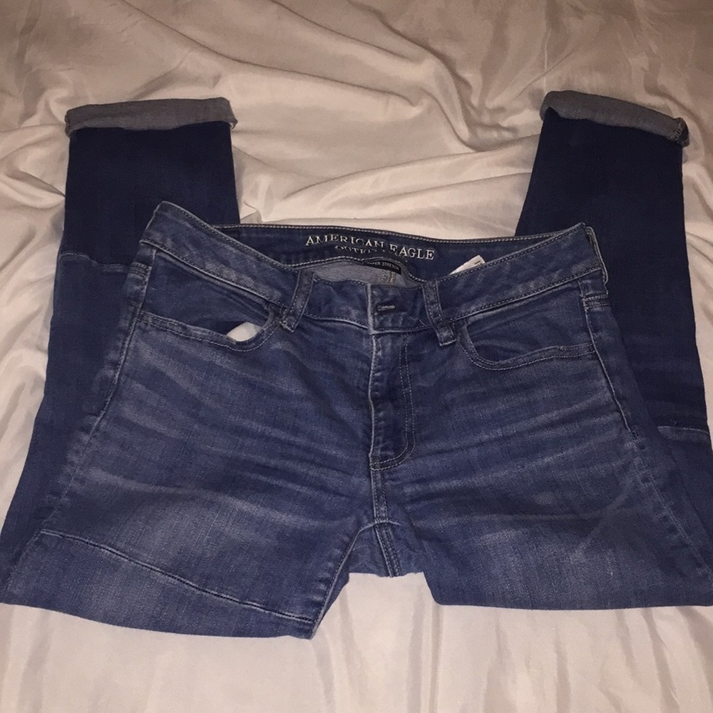 AEO “Jegging ankle” or jeggings with ankle cuffs