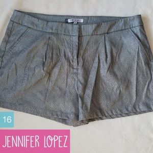 Silver Sparkle Shorts