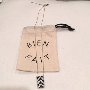 Madewell Beaded Chevron Necklace