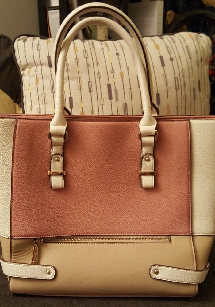 Pink & White Purse