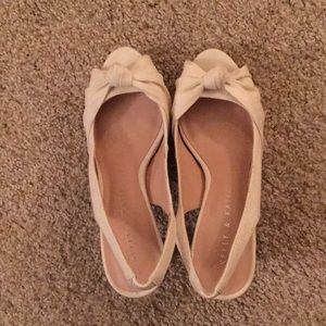 Kelly & Katie Open Toe Heels White