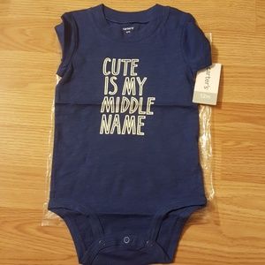 Carter's "Cute Is My Middle Name" Bodysuit