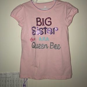 Sparkly Big sister T-shirt  BNWOT great gift!!