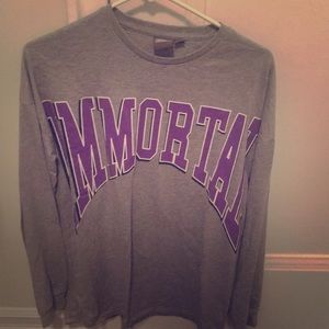 ASOS Gray Long Sleeve Shirt. “Immortal” Size- S