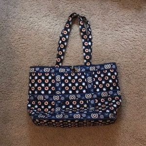 Vera Bradley owl print tote bag
