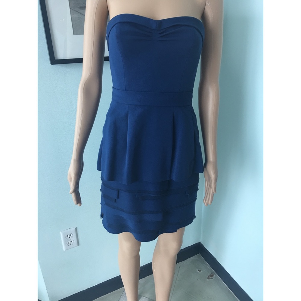 BCBG MaxAzria Blue Cocktail Dress