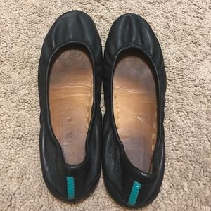 Old Black Leather Tieks