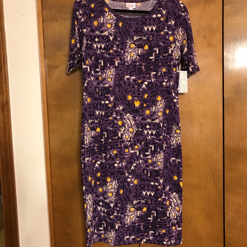 NWT! Purple Lularoe Julia Size Large