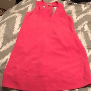 Pink sheath dress with pockets!
