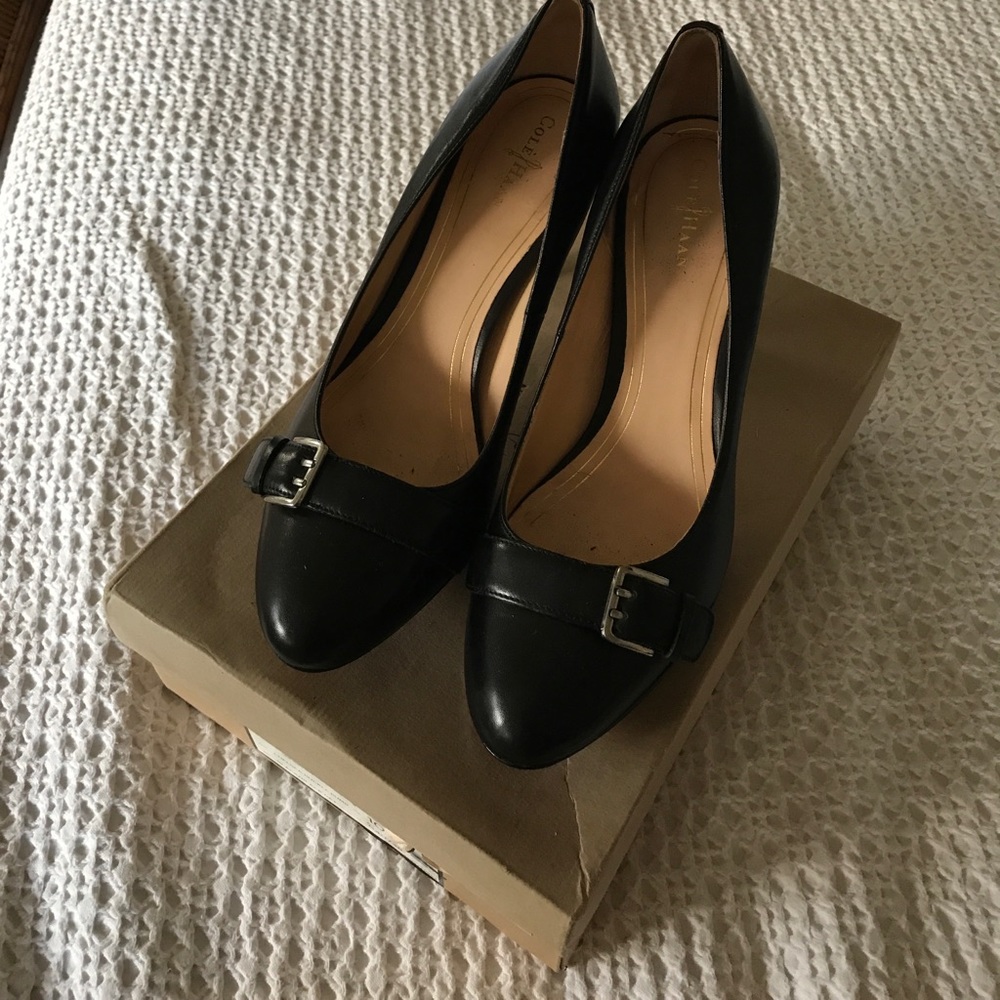 Cole Haan Nike Air black pumps