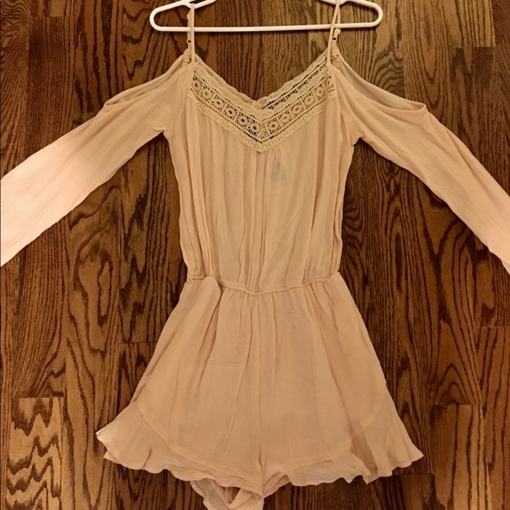 Women's Small Light Pink Romper