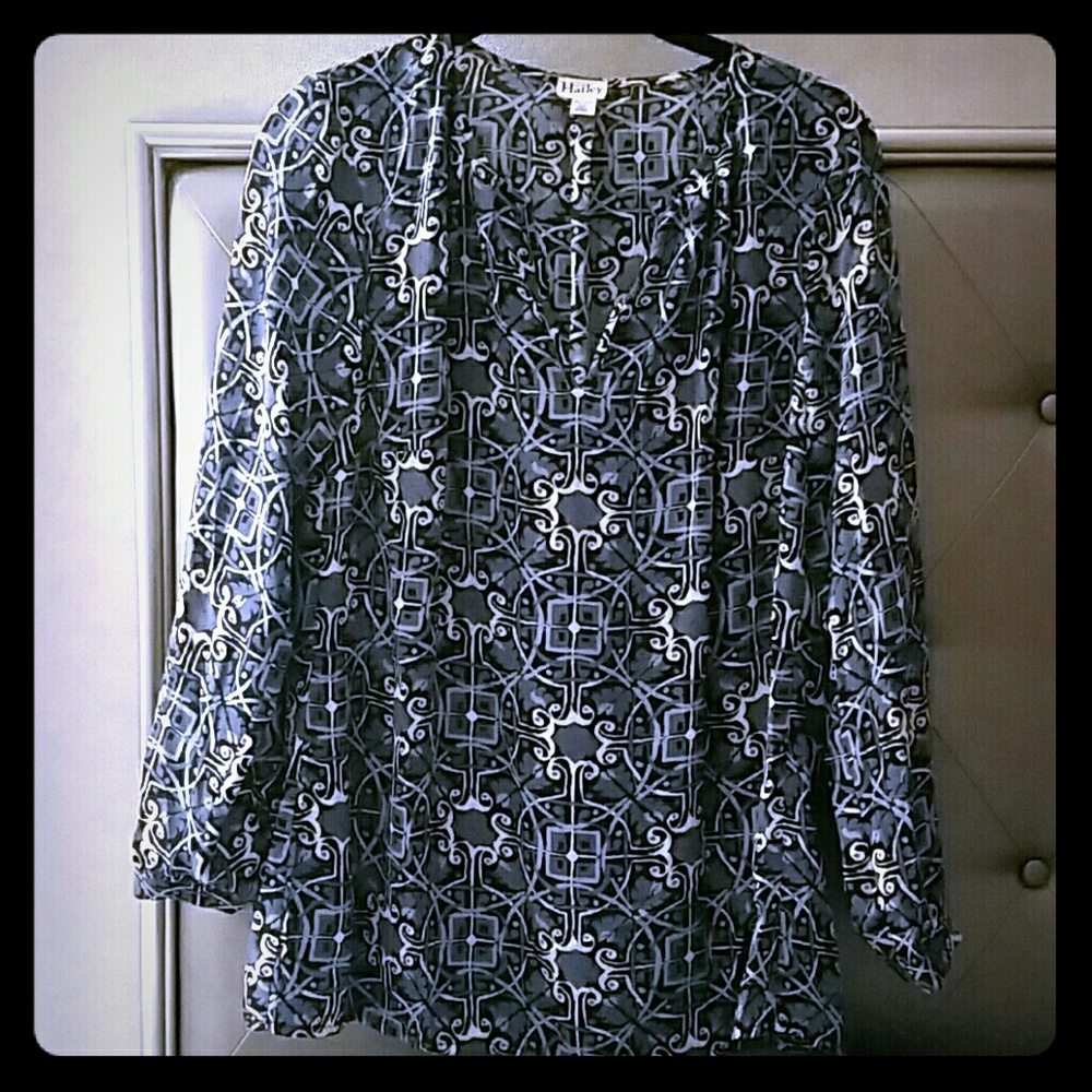 Long Sleeve Hatley Blouse-Never Worn