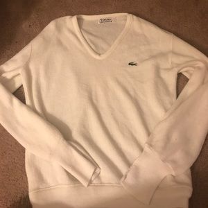 Lacoste Antique White Sweater
