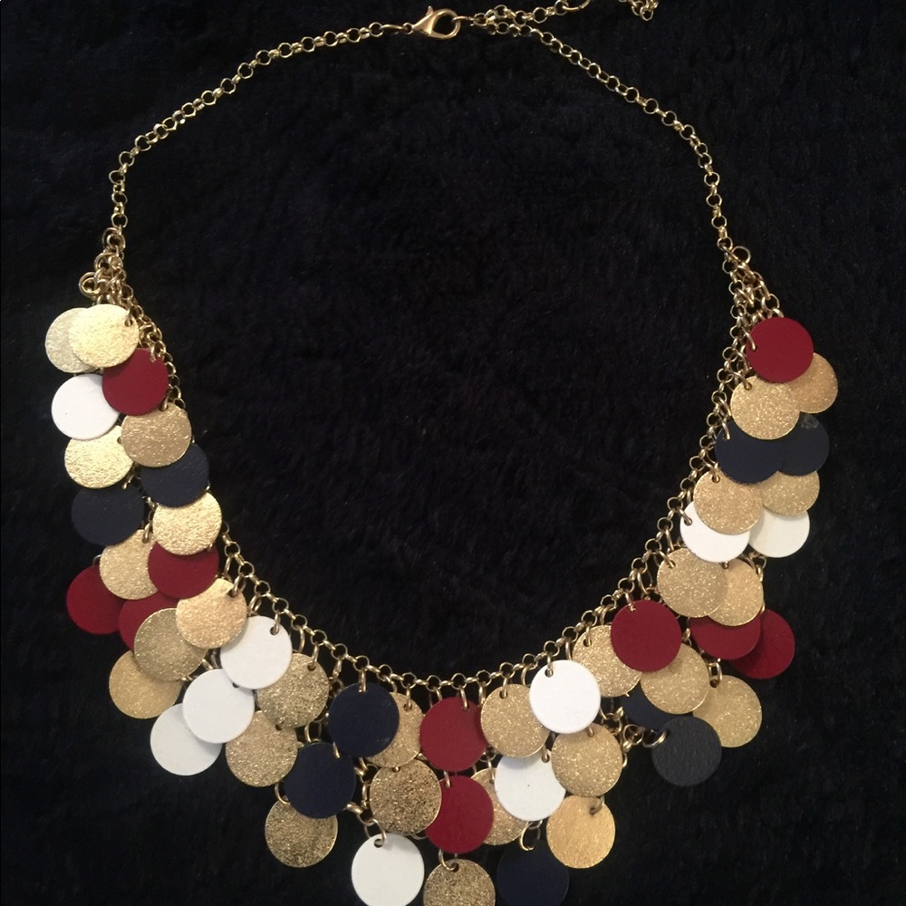 Multi Colored Disk Necklace - image 2