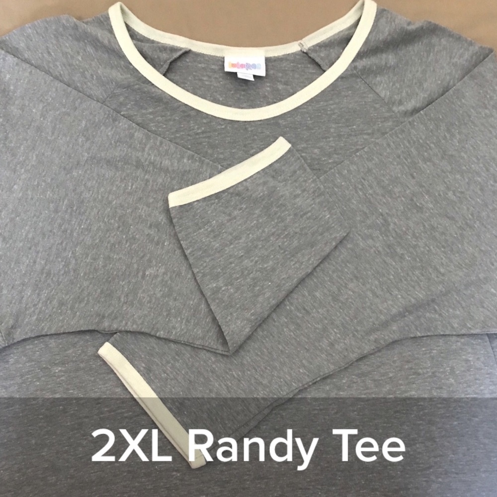 BNWT Solid Grey/Off White RARE 2XL Randy