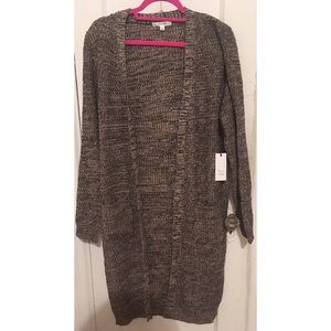 Khaki Sweater Cardigan