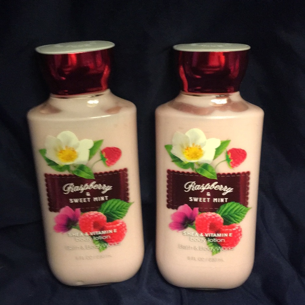 Raspberry & Sweet Mint Lotion Beth & Body Works