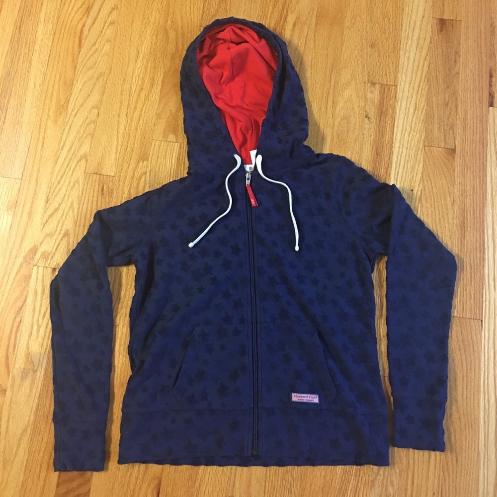 Vineyard Vines Star Full Zip Hoodie