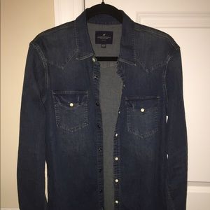 American Eagle Jean Shirt
