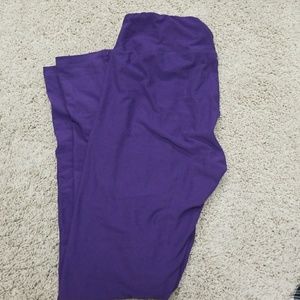 Lularoe purple leggings