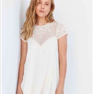 Kimchi Blue Blue Lily Embellished Trapeze Dress