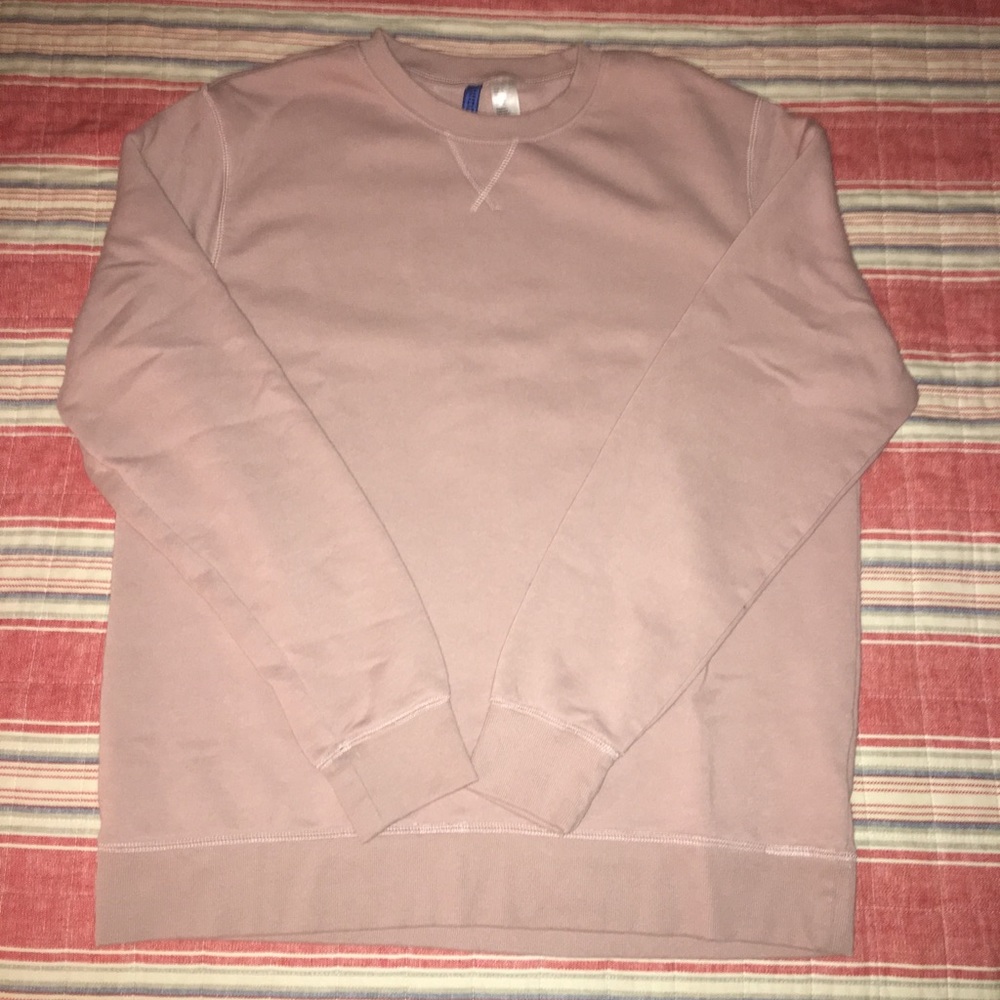 H and M Pink/Tan BlendCrewneck
