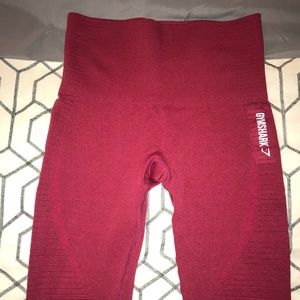 Gymshark beet marl seamless leggings