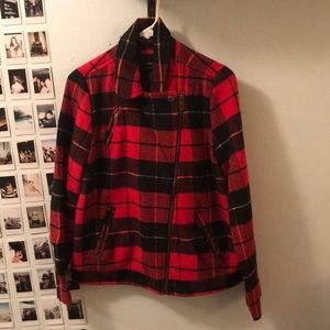 Forever 21 Premium Label plaid jacket.