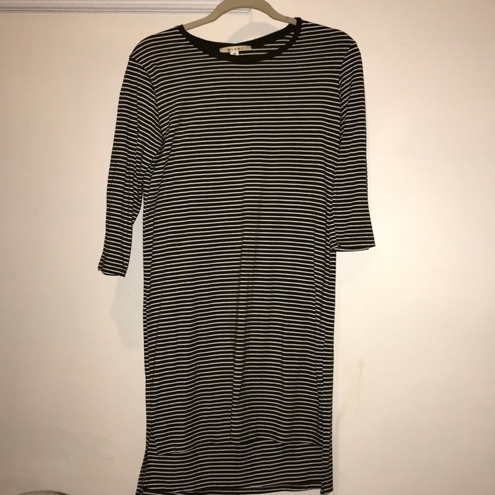 Cozy striped dress from Francesca’s
