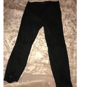 Black Forever 21 Distressed Jeans