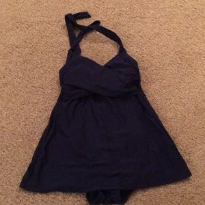 Navy swimsuit