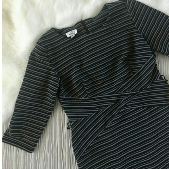 Alyx Dresses & Skirts - Alyx black and Grey grey striped bandage dress 14