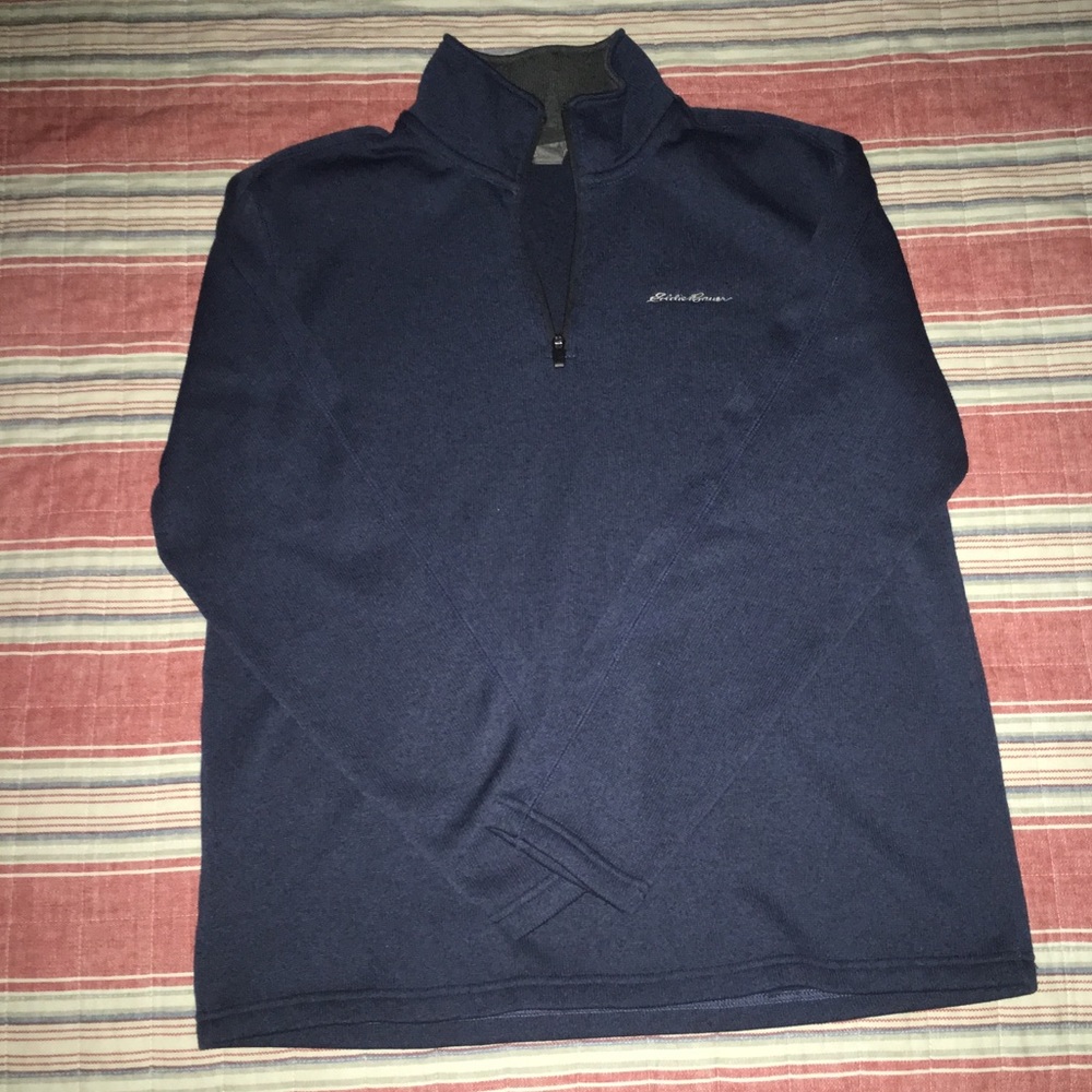 Eddie Bauer Navy 1/4 Zip