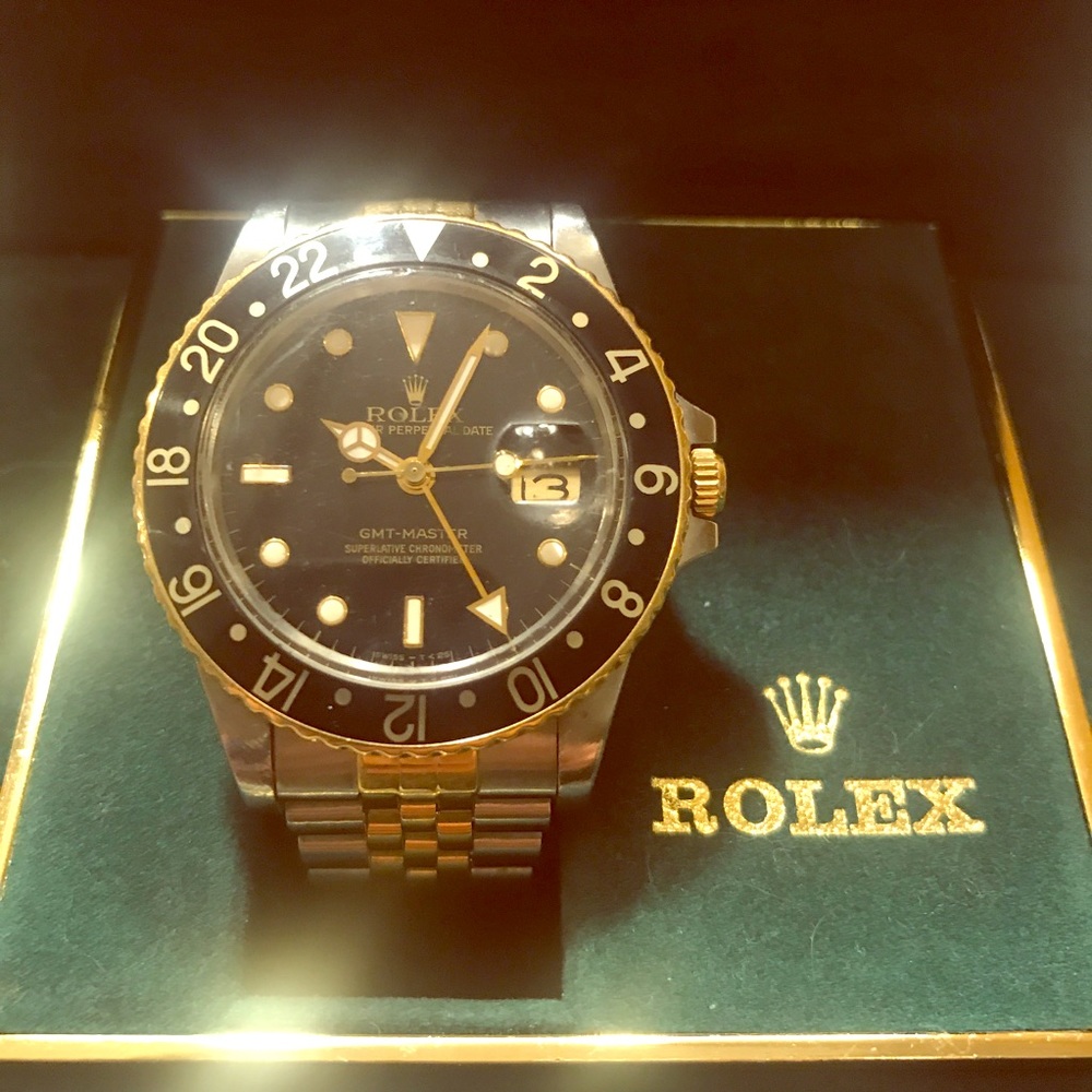 ❌SOLD❌ Rolex GMT II  two tone Jubilee bracelet