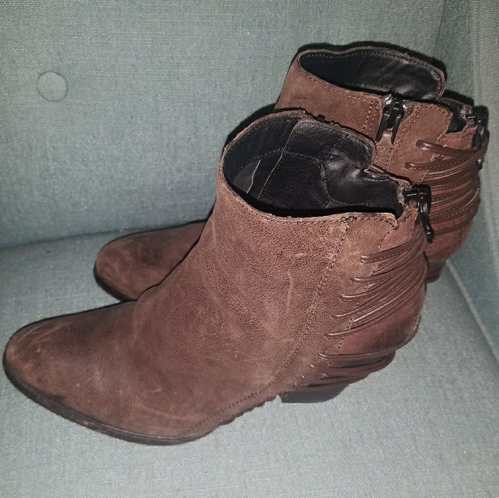 Dolce Vita Distressed Leather Booties